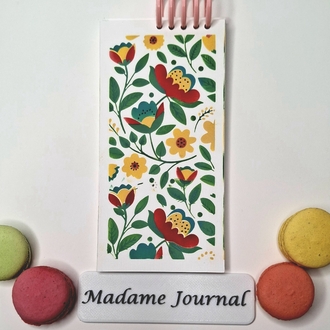 YENİ Etnik Desen Uzun Defter