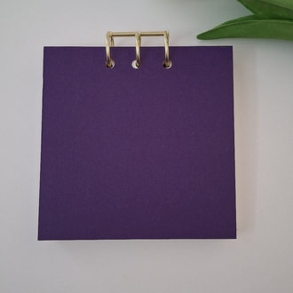 Kare Defter Pul Temalı (Üç delikli) 200gr