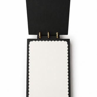 Black serisi dantelli Defter