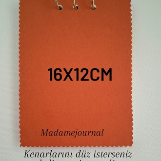 Kenarı oymalı defter (3delikli)200gr