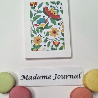 YENİ Etnik Desen Dikdörtgen Defter