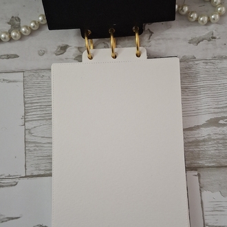 Black serisi dikdörtgen defter düz