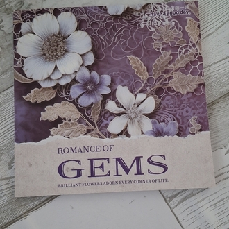 Mor tema scrapbook kağıt