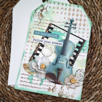 Etiket şeklinde defter #02 (200gr)