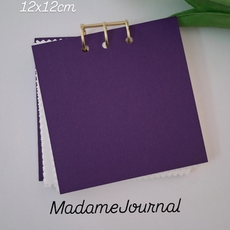 Kare Defter Pul Temalı (Üç delikli) 200gr