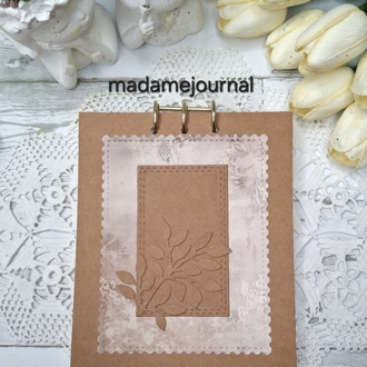 Tasarım Kapak Dantelli defter a5