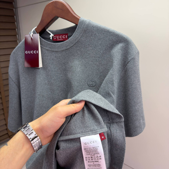 Gucci GG Logo Detail Cotton Tshirt