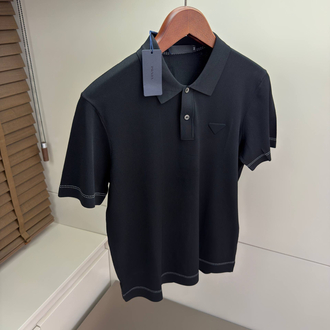 İthal Prada Logo Detail Polo Shirt