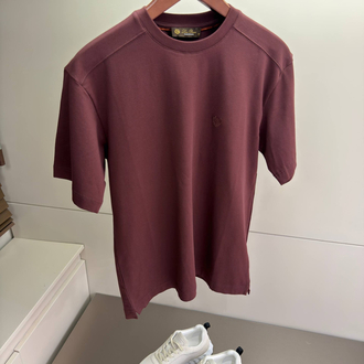 Loro Piana Logo Embroidered Cotton Tshirt