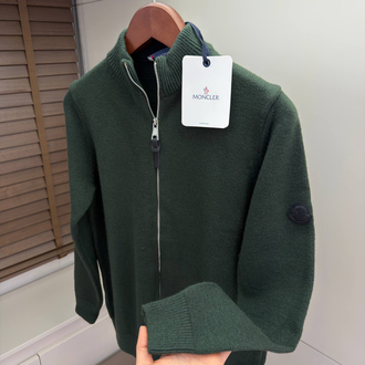 Moncler Wool Zip Cardigan