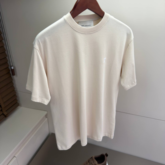 Ami Paris Logo Detail Cotton Tshirt