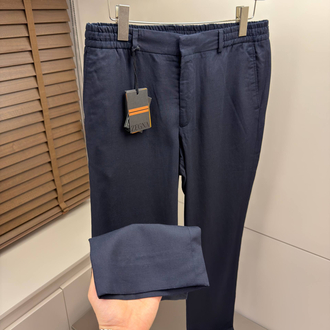 ZGN Linen Jogger ( Navy )