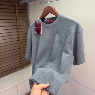 Gucci GG Logo Detail Cotton Tshirt