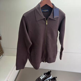 Louis Vuitton Blason Embossed Wool Zip 