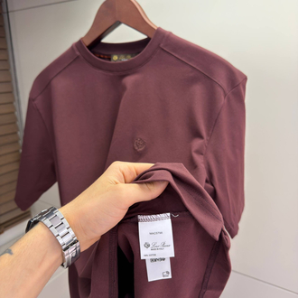 Loro Piana Logo Embroidered Cotton Tshirt