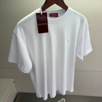 Gucci GG Logo Detail Cotton Tshirt