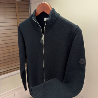 Moncler Wool Zip Cardigan
