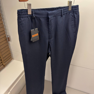 ZGN Linen Jogger ( Navy )