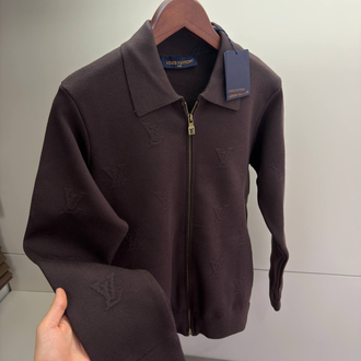 Louis Vuitton Blason Embossed Wool Zip 