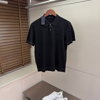 İthal Prada Logo Detail Polo Shirt
