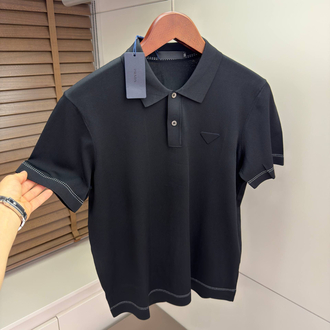 İthal Prada Logo Detail Polo Shirt