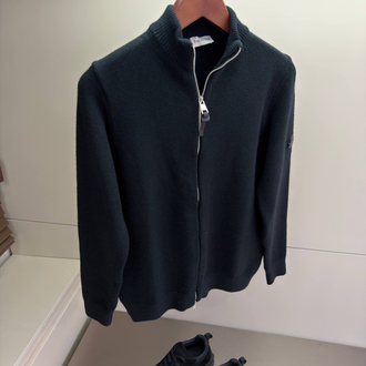 Moncler Wool Zip Cardigan