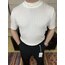 Beyaz Boğaz Detaylı Tshirt 