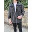 Siyah Oversize Kot Gömlek Ceket 