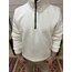 Fermuarlı, 3 İplik, Krem Sweatshirt