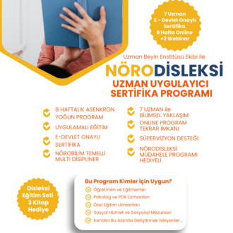 NÖRODİSLEKSİ UZMAN UYGULAYICI SERTİFİKA PROGRAMI - NİSAN 2026