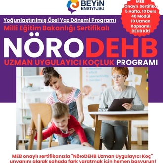NöroDEHB Uzman Uygulayıcı Koçluk MEB Sertifika Programı - Ağustos 2026