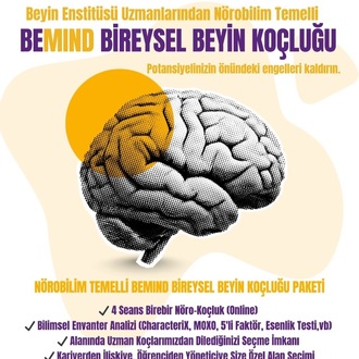 BEMIND BİREYSEL BEYİN KOÇLUĞU SEANS PAKETİ (ENVANTER + 4 ONLINE SEANS)