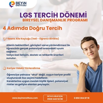 LGS BİREYSEL TERCİH DANIŞMANLIĞI PROGRAMI