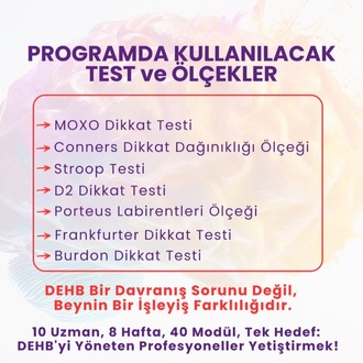 NöroDEHB Uzman Uygulayıcı Sertifika Programı-2026