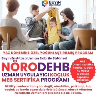 NöroDEHB Uzman Uygulayıcı Koçluk MEB Sertifika Programı - Ağustos 2026