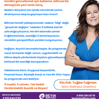 NÖRO WELLNESS BİREYSEL ESENLİK SERTİFİKA PROGRAMI - 5 MODÜL PAKET