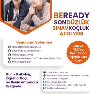 BEREADY SON DÜZLÜK SINAV KOÇLUK ATÖLYESİ