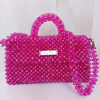 Pinkora Kristal Boncuk Çanta