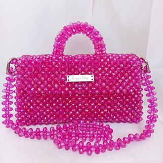 Pinkora Kristal Boncuk Çanta