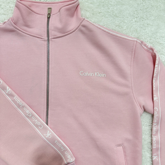 Calvin Klein Full Fermuarlı Toz Pembe Hırka