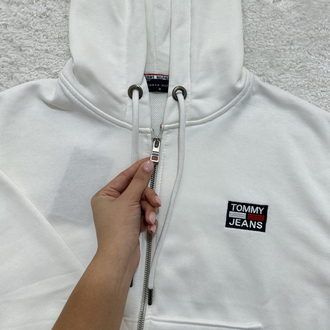 Tommy Hilfiger Fermuarlı Kapüşonlu Hırka