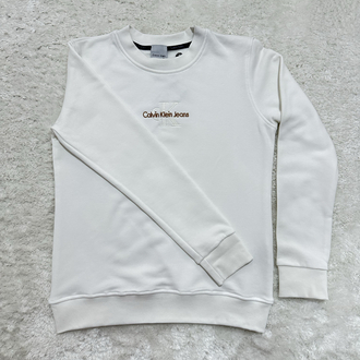 Calvin Klein Jeans Beyaz Sweatshirt