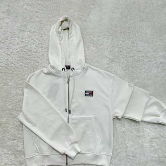 Tommy Hilfiger Fermuarlı Kapüşonlu Hırka
