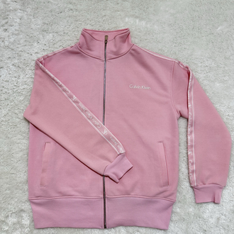 Calvin Klein Full Fermuarlı Toz Pembe Hırka