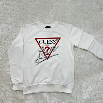 Guess Love Taş Desenli Sweatshirt