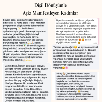 Dişil Dönüşümle 2 Ayda Aşkı Manifestle!