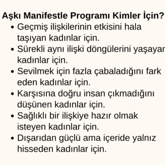Dişil Dönüşümle 2 Ayda Aşkı Manifestle!