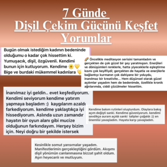 7 Günde Dişil Çekim Gücünü Keşfet