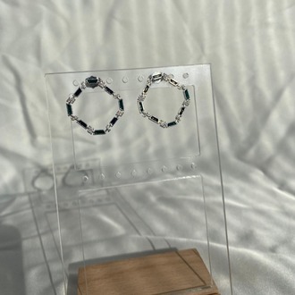 Vip Tasarım Şık Silver Küpe