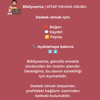 Bibliyosmia Online Okuma Grubu – Tek Oturum Katılımı